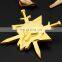 Personalized Golden Metal Badge Customized