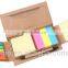 Portable Recycled Wholesale Custom Logo Printed Mini Notepad With Pen and Self-adhensive Papers