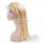 Human virgin hair blonde human hair full lace wig