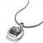 Sterling Silver Jewelry 14mm Albion Pendant with Hematite(P-015)