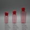 30ml small customized color PETG plastic skin care lotion square bottle with inner plug and screw rose cap