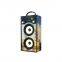 dual-hore Fashion music Portable Wooden wireless Karaoke Speaker