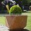 Outdoor decoration parallelepiped shape corten steel planter