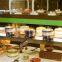 Easy clean stainless steel dim sum conveyor belt system