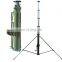 12m 40ft military mobile manual locking mast for camera