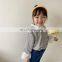 Children's bottoming shirt 2020 autumn new girls striped bottoming shirt lace-sleeved long-sleeved T-shirt top