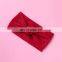 Baby knot Soft Nylon Headband Girl hairband Solid Color Kids tulband Hair Accessories 27colors