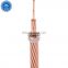 TDDL bare copper conductor Galvanised Catenary steel Wire 0.90mm X 7 Strand