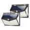 208 LED superbright 270 angle outdoor IP65 waterproof sensor solar light for garden