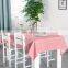 Wholesale Ready Made Solid Color Modern Fashion Waterproof Stain Resistant Rectangle Fancy Table Cloth