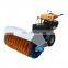 Rubbish sweeper rubber track for snow blower round sweeper brush