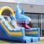 Be Ware Of The Sharks Inflatable Hai Shark Jumping Bouncy Castle Slide Playground