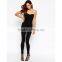 Newest style sweetheart neck design sexy women backless strapless jumpsuit 2016
