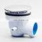 GUIDA 10002 High Flow plastic Shower Trap Waste With 90mm cover deodorizing round dish drainer