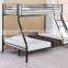 Heavy duty iron single metal bed adults metal frame school bed military 3 layers triple metal bunk bed