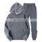Best seller wholesale loose hoodie pullover fitness pants with pocket sweatshirts hoodie set Custom logo two piece suit