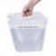 Custom stand up spout pouch with nozzle for liquid plastic bag 1.5L/2.5L/5L spout pouch