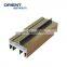 Aluminum profile to make windows and doors metal sliding closet door rails