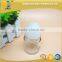 High White Round Roll On Oil Glass Bottle