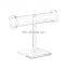 Hot Popular High Quality Necklace Rack Clear Acrylic T-Bar Bracelet Display