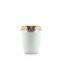 Latest Design Bathroom Accessory Bamboo and Ceramic Bathroom Accessory White Modern Elegante Bathroom Accessory Set