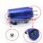 AUSO Universal Aluminum Auto Parts Reservoir Round Cylindrical Style Fuel Tank Oil Catch Can Pot