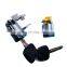 Pair Front Door Lock Cylinder Kit + Keys 6905135070 69052-35070 For 1995-2004 Toyota Tacoma