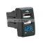 Dual USB car charger with voltmeter socket in-situ original mobile phone navigation charger