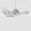 European Modern Hat Shade Chandelier Pendant Light With Fabric Shade Hotel Home Decoration Pendant Light