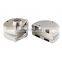 SS304 double side open commercial sliding glass round door lock