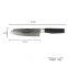 Santoku Knife 7 inch VG10 Damascus Steel Chef knife with Pakkawood Handle Kitchen Knives