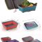 Square Folding Collapsible Basin BPA Free Plastic Dish Pan for Hiking Camping and Outdoor