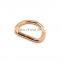 wholesale high quality Rose Gold Dog Collar hardware Metal Quick Side Release Buckles D ring