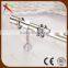 Indoor/outdoor extendable curtain rod/pole sets