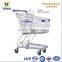 Asian Style HOT sale unfolding steel Shopping Cart