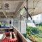 Modern popular aluminum middle swing window is beautiful and practical