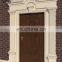Antique design popular single leaf wooden door outside the house
