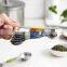 Magnetic Measuring Spoons Set, Dual Sided, Stainless Steel, Fits in Spice Jars