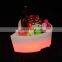 Beer Champagne Wine Portable ice bucket  Champagne Wine Drinks Beer Bucket Portable Party Use Led Rechargeable Cooler