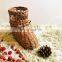 Hot Selling Rustic Decor Handmade Rattan Shoe, Wicker Natural Handmade Toy, Christmas Bell Ornaments Decor