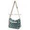 Fashion Green Polka Dot Oilcloth Side Girls Shoulder Bags For School