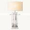 Hengzhi Vintage Exquisite Table Lamp Hotel Bedside Light LATTICE TABLE LAMP for Bedroom Living Room Stairway