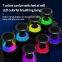 Altavoz Bluetooth con sonido de súper bajo y luz RGB, con logotipo personalizable, altavoz estéreo inalámbrico portátil mini
