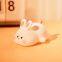 EGOGO rechargeable led soft touch bunny silicone night light for kids rabbit lamp  animal lamp light up silicone led night light