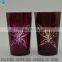 candle jars glass wine color Flameless Glass Jar Candle