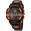 Christmas Promotion Gift Wristwatch Multifunction Stainless Steel Back Water Resistant Led Watch