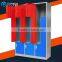 Gym Used L Lockers High Duty Cold rolled Steel Z Door Gym Locker Stadium Special Use L Shape Lockers