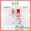 Red and white knitted christmas hanging decoration