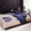 wholesale embroidered reactive 100% cotton printed bedding set