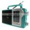 Stylish Green Classical Design Portable Analogue AM FM Radio